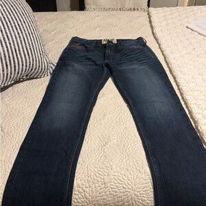 Ariat Men's Dark Blue Straight Jeans